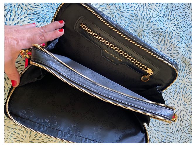 Stella Mc Cartney Borsa a mano Stella McCartney in pelle nera Nero - vista 9