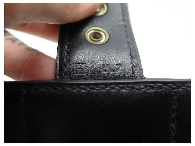 Hermès HERMES TASCHE DEPECHES TASCHE 2 AKTENTASCHE SCHWARZ LEDER AKTENTASCHE BALG - Ansicht 9