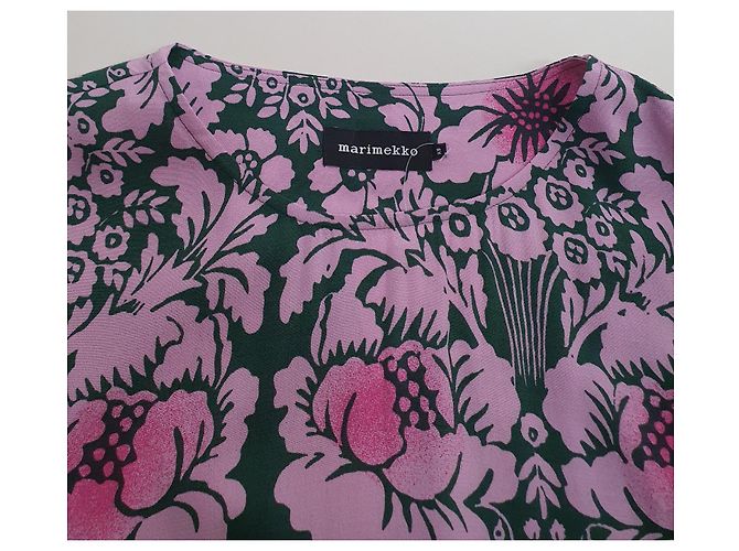 Marimekko Lidia Juhannus Kleid Viscose Mehrfarben - Ansicht 4