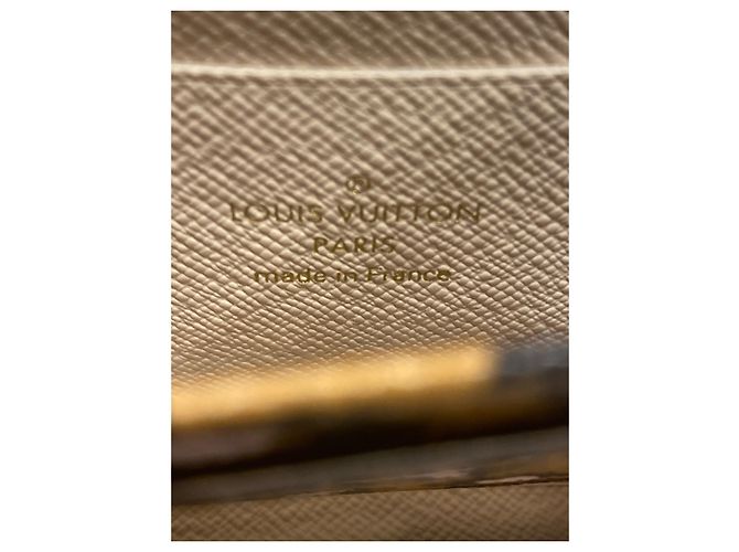 Monedero Louis Vuitton Zippy beige - vista 5