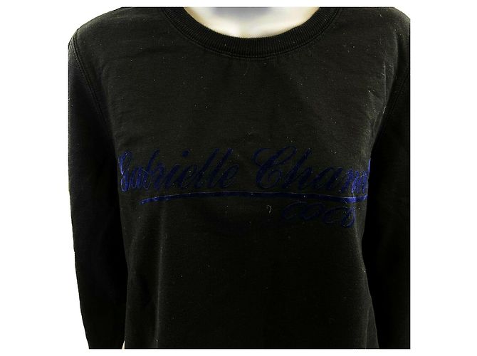 Chanel - 2017 Negro Gabrielle Chanel Coco Script Sudadera - vista 2