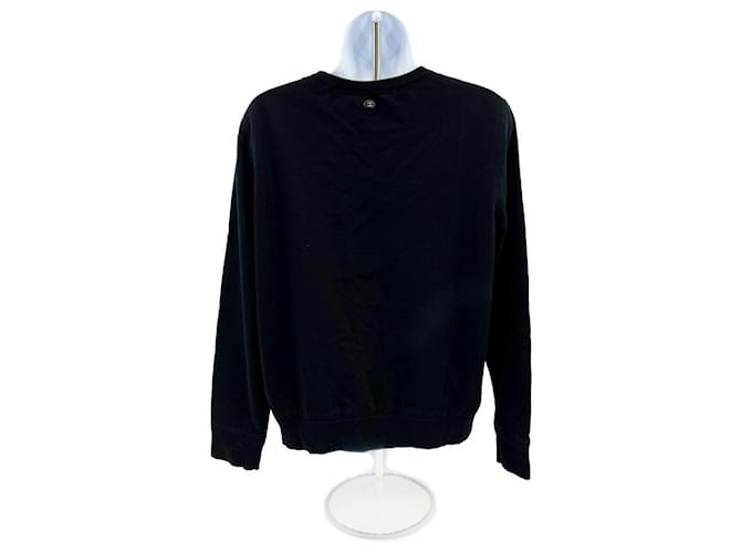 Chanel - 2017 Negro Gabrielle Chanel Coco Script Sudadera - vista 4