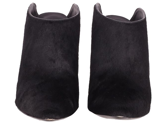 Mules con pony Alexander Wang Miranda in lana nera Nero - vista 2