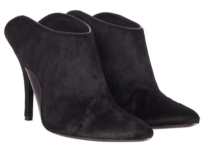 Mules con pony Alexander Wang Miranda in lana nera Nero - vista 3
