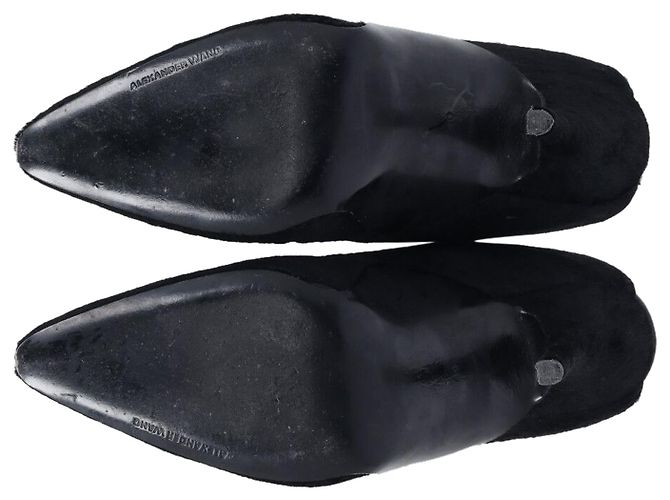 Mules con pony Alexander Wang Miranda in lana nera Nero - vista 6