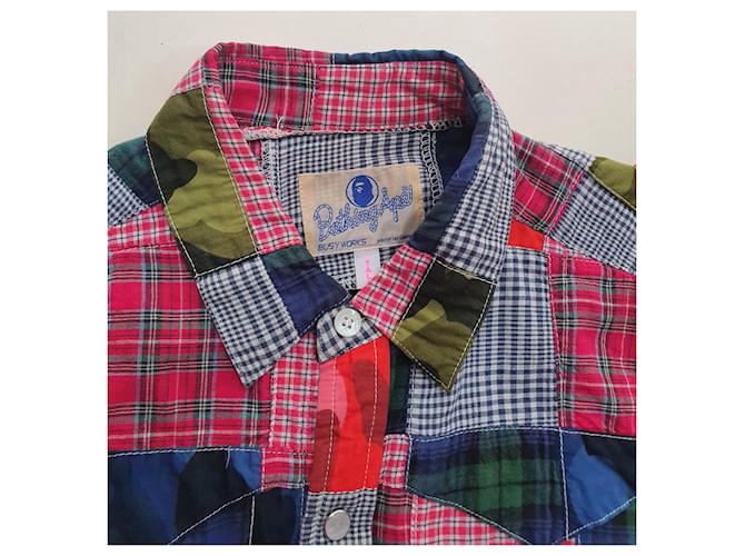 Autre Marque Camicia A Bathing Ape in cotone Multicolore - vista 8