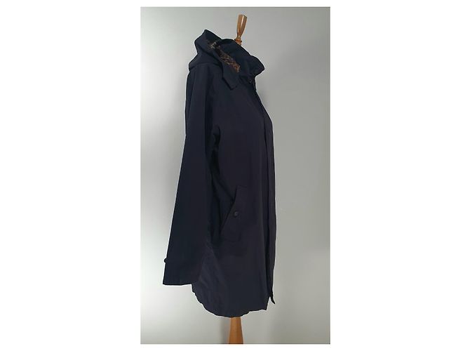 The Kooples Black Rain Jacket Leopard Lining Leopard print - view 2