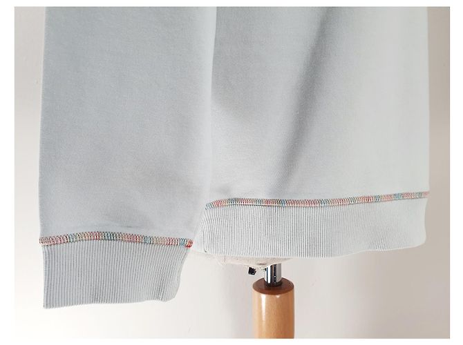 M Missoni Oversize Sweatshirt Grau Baumwolle - Ansicht 4