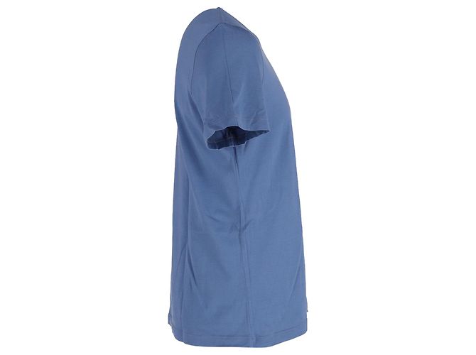 T-shirt classica Louis Vuitton in cotone blu - vista 2