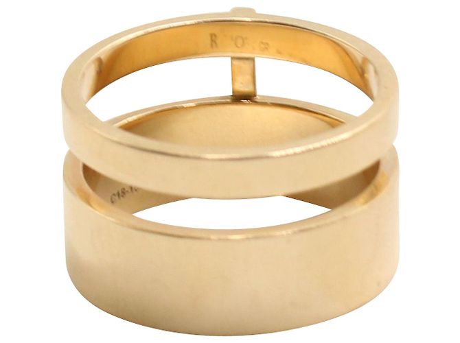 Repossi Berbero 2 Anello Rows in Oro Rosa - vista 3