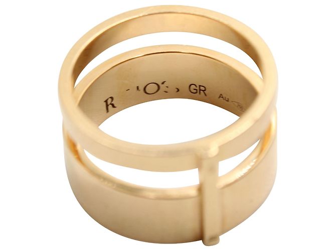 Repossi Berbero 2 Anello Rows in Oro Rosa - vista 5