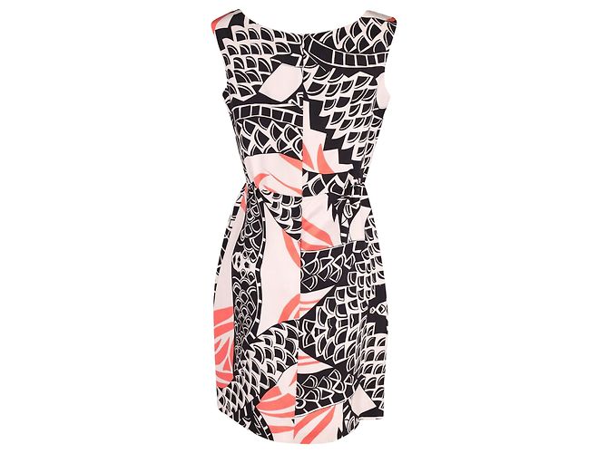 Abito a tubino stampato Temperley London in seta multicolor - vista 3