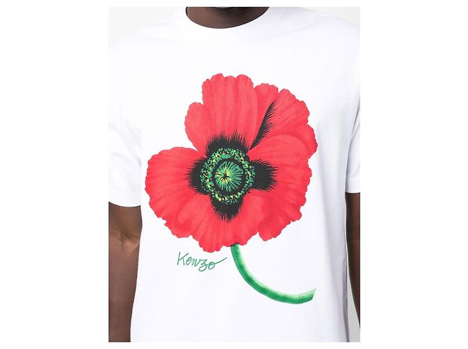 T-shirt Kenzo oversize con stampa Poppy - vista 5