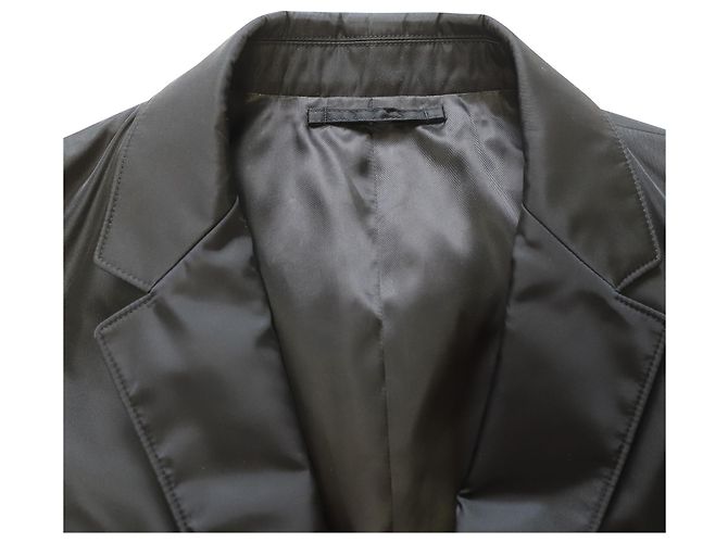 Blazer Prada Re-Nylon Monopetto in Nylon Nero - vista 3