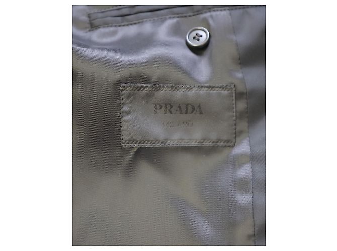 Blazer Prada Re-Nylon Monopetto in Nylon Nero - vista 4