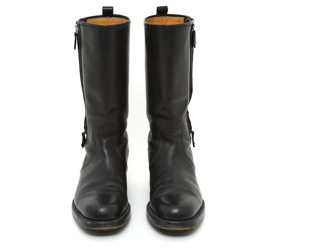 Hermès BLACK BIKING BOOTS FR41.5 - view 2