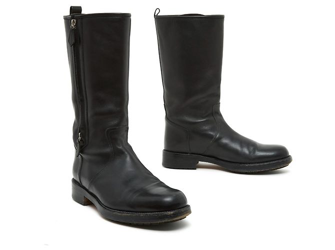Hermès BLACK BIKING BOOTS FR41.5 - view 3