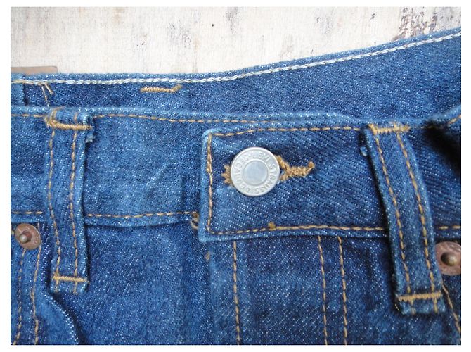 Levi's LEVIS 201 T 40 VENDIMIA 90's nueva condición Azul oscuro - vista 6