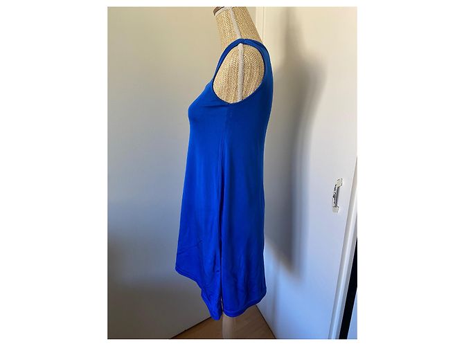 Diane Von Furstenberg Kleid aus Seide Blau - Ansicht 3