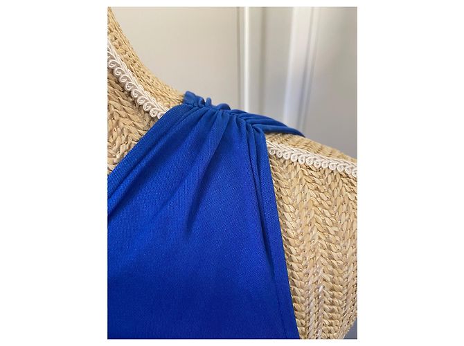 Diane Von Furstenberg Kleid aus Seide Blau - Ansicht 5