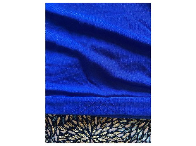 Diane Von Furstenberg Kleid aus Seide Blau - Ansicht 7