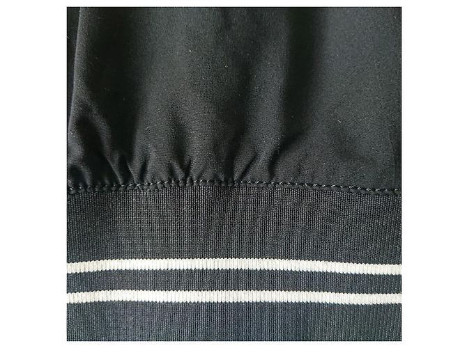 Giacca Ikks in pelle e georgette nera Nero - vista 11