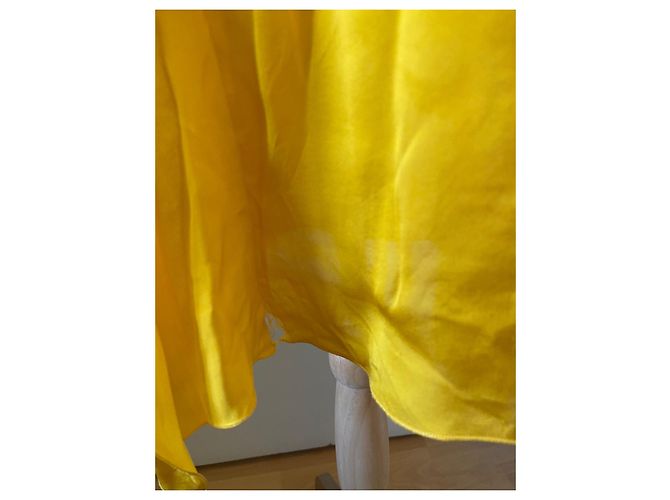 Stella Mc Cartney Vestido Stella McCartney de seda amarilla Amarillo - vista 11