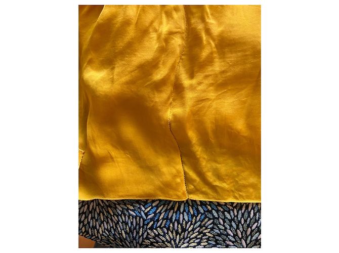 Stella Mc Cartney Vestido Stella McCartney de seda amarilla Amarillo - vista 13