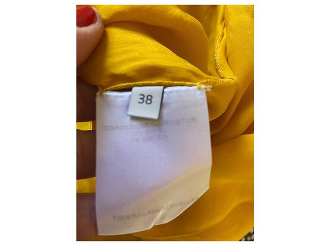 Stella Mc Cartney Vestido Stella McCartney de seda amarilla Amarillo - vista 14