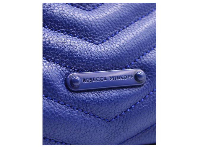 Rebecca Minkoff Bolsa de ombro acolchoada azul - vista 6