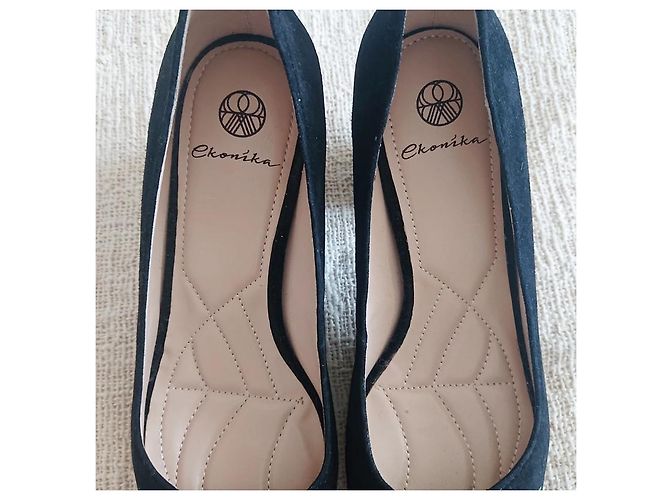 Autre Marque Scarpe con ricamo Nero - vista 8