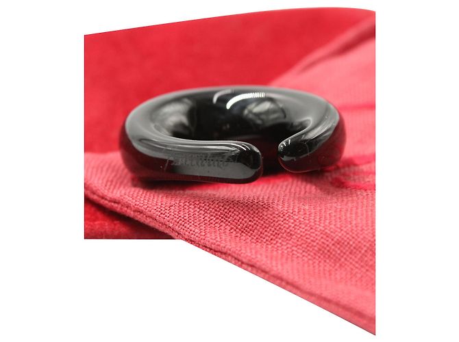 Baccarat Les Boucles schwarze Kristallohrringe - Ansicht 2