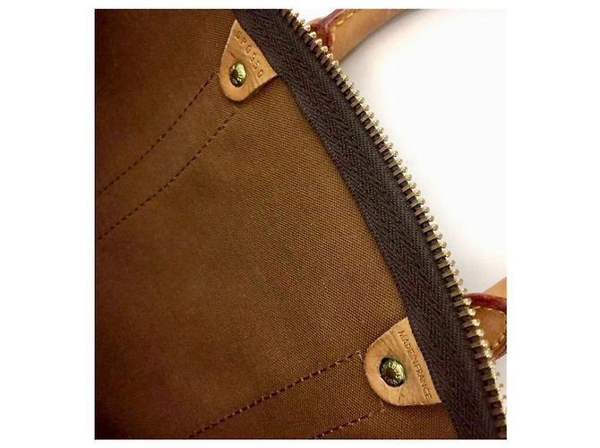 Sofia Coppola Louis Vuitton Keepall Boston 45 Marrone Beige Tela - vista 8