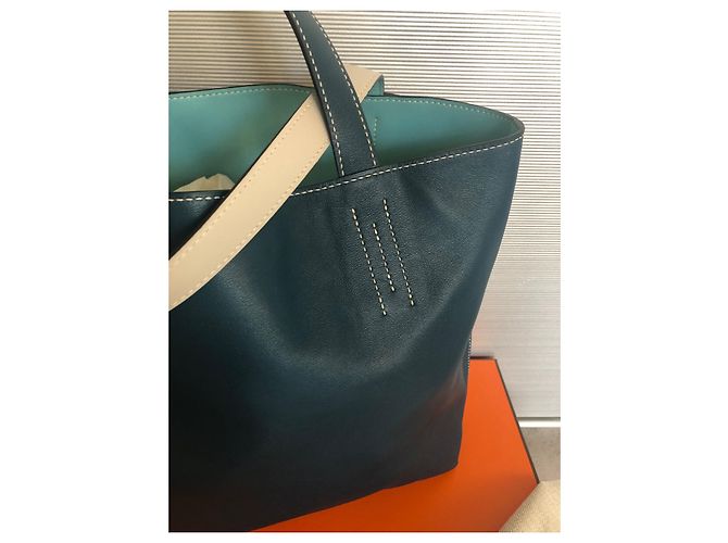 Double sens Hermès significato allineato Blu chiaro - vista 2