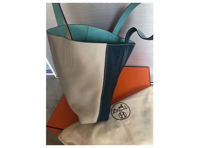 Double sens Hermès significato allineato Blu chiaro - vista 4