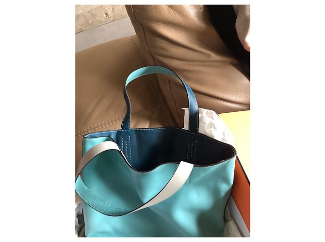 Double sens Hermès significato allineato Blu chiaro - vista 5