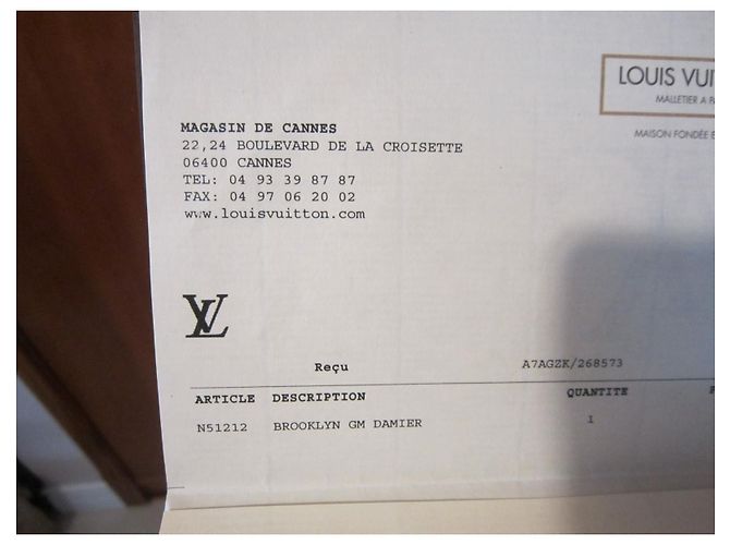 Louis Vuitton Brooklyn GM Damier Ebene - vista 13