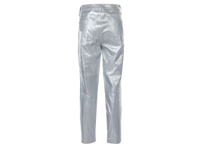 Rag & Bone Metallische Lederhose - Ansicht 2