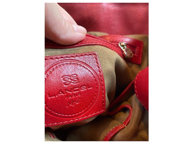 Borsa a mano Lancel Miss Elsa in pelle rossa Rosso - vista 3