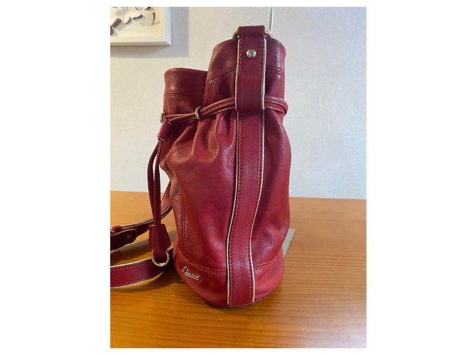 Borsa a mano Lancel Miss Elsa in pelle rossa Rosso - vista 5
