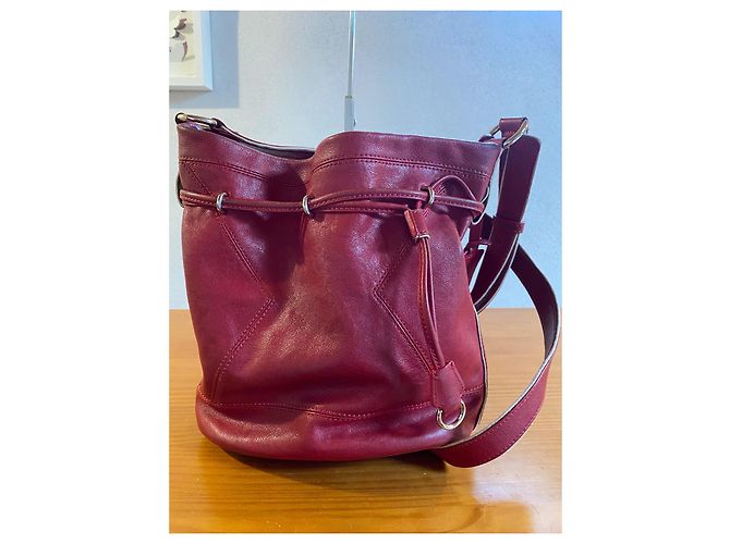 Borsa a mano Lancel Miss Elsa in pelle rossa Rosso - vista 6