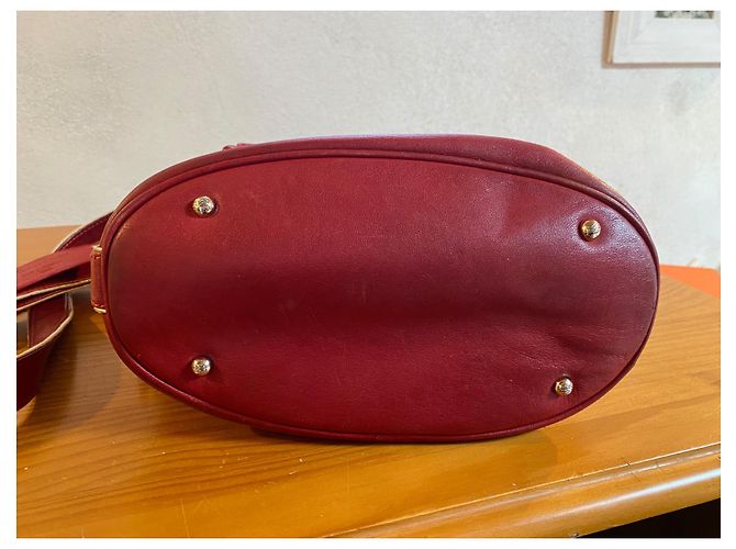 Borsa a mano Lancel Miss Elsa in pelle rossa Rosso - vista 7