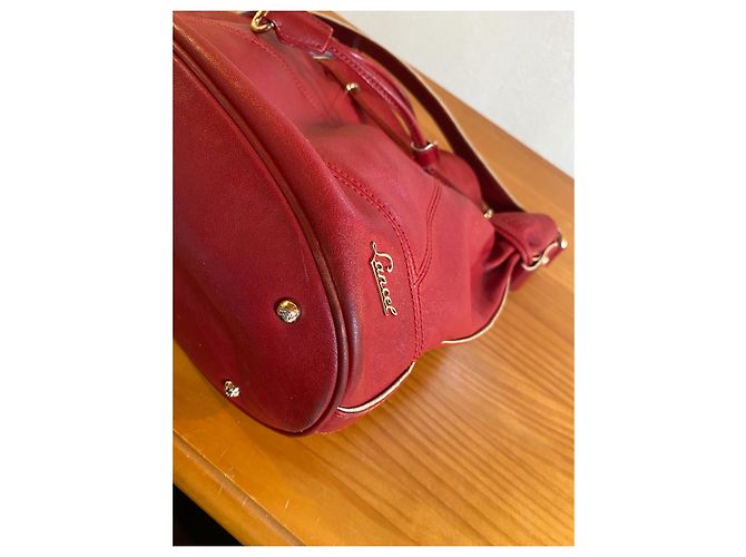 Borsa a mano Lancel Miss Elsa in pelle rossa Rosso - vista 8