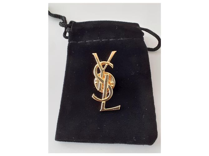 Yves Saint Laurent spilla in pino - vista 3