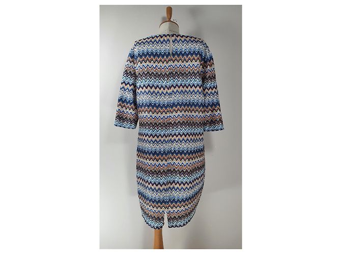 Riani Mehrfarbiges Kleid aus Polyester XL Mehrfarben - Ansicht 3