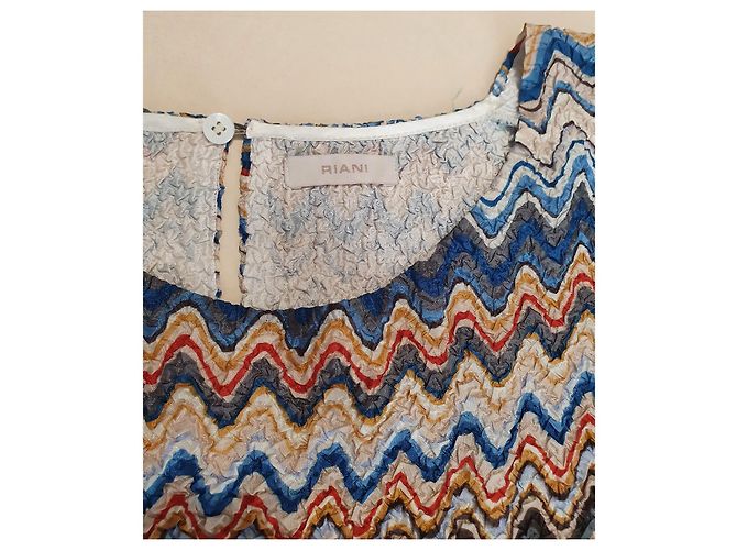 Riani Mehrfarbiges Kleid aus Polyester XL Mehrfarben - Ansicht 4
