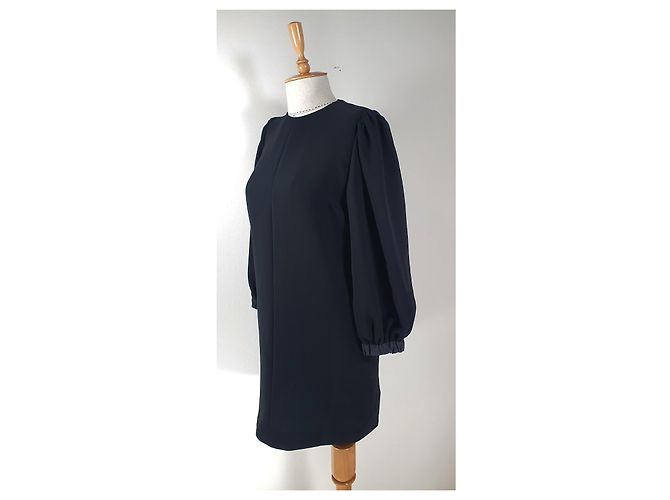 Vestido Victoria Beckham preto de poliéster - vista 2