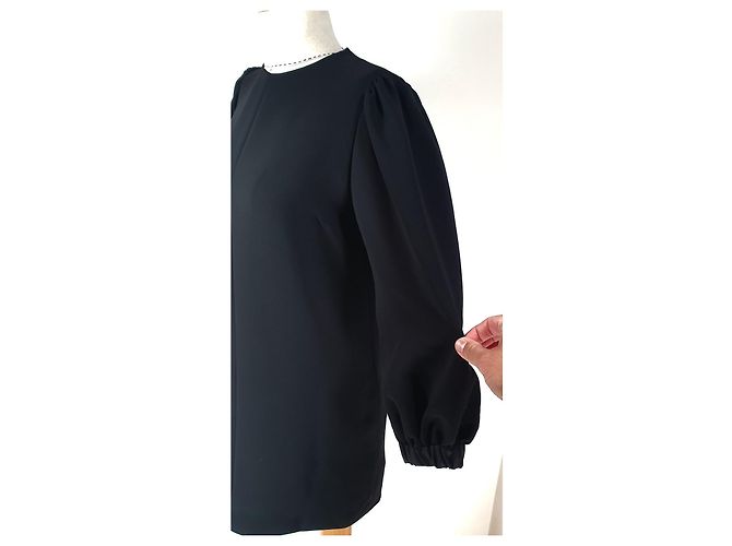Vestido Victoria Beckham preto de poliéster - vista 3