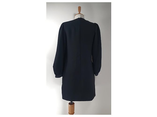 Vestido Victoria Beckham preto de poliéster - vista 4
