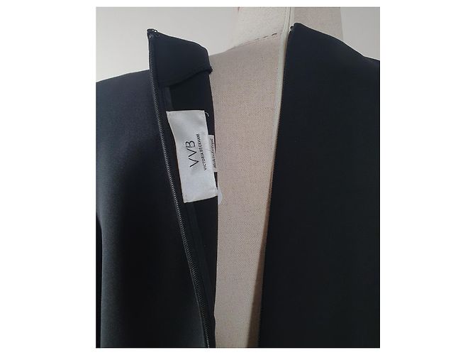 Vestido Victoria Beckham preto de poliéster - vista 5